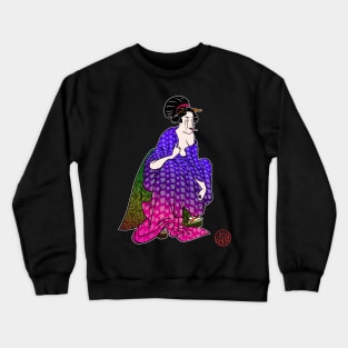 Bijinga - Futuristic reptilian woman Crewneck Sweatshirt